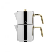 Jumbo Metalix Midi Çaydanlık Titanyum Gold - 2