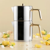 Jumbo Metalix Midi Çaydanlık Titanyum Gold - 1
