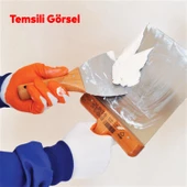 Ahşap Saplı Metal Macun Spatula Temizlik Boya Sıva Kazıma Harç Karıştırma Ispatulası 18 cm - 4