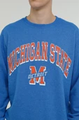 Superfly Michigan State Bisiklet Yaka Erkek Sweatshirt SPF101232313121 thumbnail 5