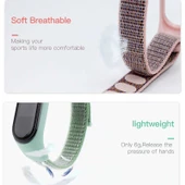 Xiaomi Mi Band 6 Zore KRD-03 Hasır Kordon - 7