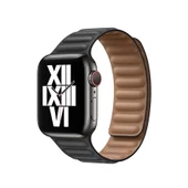 ​​​Apple Watch Ultra 49mm Kordon KRD-34 Deri Strap Kayış thumbnail 4