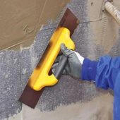Metal Plastik Sap Sağlam Düz Alçı Mala 50 cm Harç Derz Sıva Yüzey Düzleştirme Fugas Malası Saten - 4