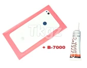 Huawei Uyumlu P9 Lite 2017 Arka Pil Batarya Kapağı (CAM+B-7000) BEYAZ thumbnail 1