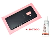 Tkgz Samsung Galaxy S9 Arka Pil Batarya Kapağı (CAM+B-7000) SİYAH thumbnail 1