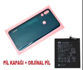Tkgz Huawei Uyumlu Y9 Prime 2019 Arka Pil Batarya Kapağı + PİL YEŞİL thumbnail 1