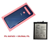 Tkgz Tcl 10L (T770H) Arka Pil Batarya Kapağı + PİL (CAM) MAVİ thumbnail 1
