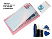 Oppo Reno 4 Lite kasa Arka Pil Kapağı TAMİR SETİ BEYAZ thumbnail 1