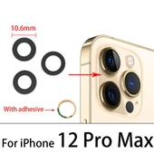 iPhone 12 PRO MAX Arka Kamera Camı Lens Yapışkanlı thumbnail 1
