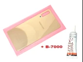 Samsung Galaxy A7 A750 Arka Pil Batarya Kapağı (CAM+B-7000) GOLD - 1