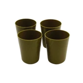 Piev Çok Amaçlı Piknik Kamp Seyahat Bardak 4 Lü Yeşil - 3