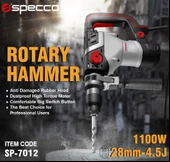 Specco SDS-PLUS Kırıcı Delici 1100W SP-7012 - 3