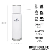 Stanley The Adventure To-Go Bottle 1.0L / 1.1 QT Polar Termos Bardak AS1010819008 - 2