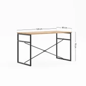 Eportatif Mutfak Masası Yemek Masası Salon Masası 4 Kişilik 120x60 Masa 1227 - 5