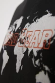 Bad Bear GLOBE ERKEK TSHİRT 24.01.07.030 SİYAH thumbnail 3