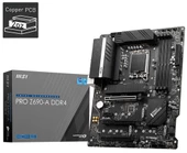 MSI PRO Z690-P DDR4 SOKET 1700 DDR4 5200 (OC) PCI-E,Gen 5,M.2 USB3.2 2.5G LAN ATX Anakart - 1