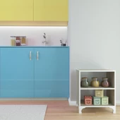 Kenzlife kitaplık tuğçe 048*030*020 crd ayaklı mutfak dolabı banyo ofis ayakkabılık kiler thumbnail 5