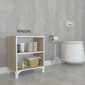 Kenzlife kitaplık tuğçe 048*030*020 crd ayaklı mutfak dolabı banyo ofis ayakkabılık kiler thumbnail 6