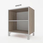 Kenzlife kitaplık tuğçe 048*040*020 crd ayaklı mutfak dolabı banyo ofis ayakkabılık kiler thumbnail 6