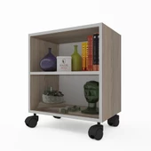 Kenzlife kitaplık beril 048*040*020 crd tekerlekli mutfak dolabı banyo ofis ayakkabılık kiler thumbnail 2