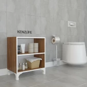 Kenzlife kitaplık tuğçe 048*060*020 cvz ayaklı mutfak dolabı banyo ofis ayakkabılık kiler thumbnail 4