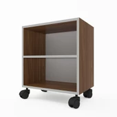 Kenzlife kitaplık beril 068*040*020 cvz tekerlekli mutfak dolabı banyo ofis ayakkabılık kiler thumbnail 4