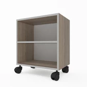 Kenzlife kitaplık beril 068*040*020 crd tekerlekli mutfak dolabı banyo ofis ayakkabılık kiler - 3