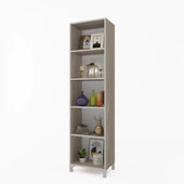 Kenzlife kitaplık tuğçe 168*030*020 crd ayaklı mutfak dolabı banyo ofis ayakkabılık kiler - 1