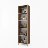 Kenzlife kitaplık tuğçe 168*030*020 cvz ayaklı mutfak dolabı banyo ofis ayakkabılık kiler - 1