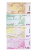 200 Adet Euro Geçersiz Para Parti Şaka Düğün Parası Karışık Yabancı Para - 2