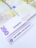 200 Adet Euro Geçersiz Para Parti Şaka Düğün Parası Karışık Yabancı Para - 5