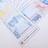 150 Adet Geçersiz Para 50 100 200 Türk Lirası Parti Şaka Düğün Parası Karışık TL - 4