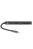 4 1 Otg- Usb Çoğaltıcı Hemde Kart Okuyuculu Usb Hub Telefon Tablet Için Type-c Girişli - 2