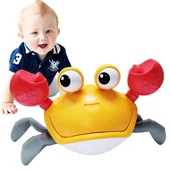 Can Oyuncak Sesli Işıklı Sensörlü Yürüyen Yengeç QC-1Y - 6