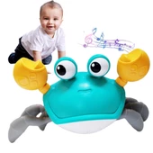 Can Oyuncak Sesli Işıklı Sensörlü Yürüyen Yengeç QC-1Y - 12