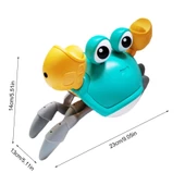 Can Oyuncak Sesli Işıklı Sensörlü Yürüyen Yengeç QC-1Y - 11