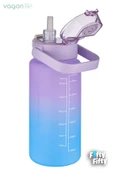 Vagonlife 2'li Ekonomik Motivasyon Matara Seti 1500 ml Büyük Boy 4 Farklı Renk Seçeneği FiftyFifty - 10