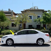 Toyota Corolla 2014-2019 Sol Dış Ayna Önü Üçgen Plastik Kapak thumbnail 1