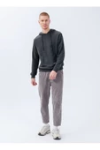 Joma Sweat Hoody Begin M - Erkek Pamuklu Antrasit Sweatshirt - 4222316 - 3