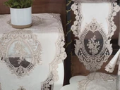 Kösem Kadife Salon Takımı 5 Parça - 4