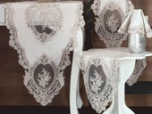Kösem Kadife Salon Takımı 5 Parça - 3