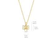 14 Ayar Altın Fiyonk Kolye 1,66 gr - 2