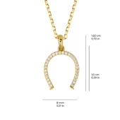 14 Ayar Nal Altın Kolye 2,1 gr thumbnail 2