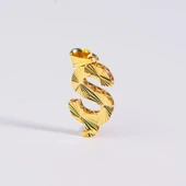 14 Ayar Altın Ş Harfi Kolye Ucu 0.73 gr thumbnail 1