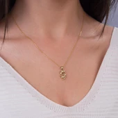 14 Ayar Altın Ş Harfi Kolye Ucu 0.73 gr thumbnail 2