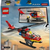 LEGO City 60411 İtfaiye Kurtarma Helikopteri (85 Parça) - 6