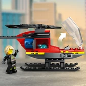 LEGO City 60411 İtfaiye Kurtarma Helikopteri (85 Parça) - 3