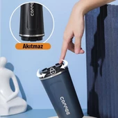 BUFFER® Paslanmaz Çelik Isı Yalıtımlı  Sızdırmaz Isı Ölçerli Dijital Ekranlı Kahve ve Çay Termosu - 2