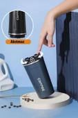 BUFFER® Paslanmaz Çelik Isı Yalıtımlı  Sızdırmaz Isı Ölçerli Dijital Ekranlı Kahve ve Çay Termosu - 10