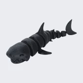 3D Hareketli Köpek Balığı Figürlü Oyuncak - Siyah thumbnail 4